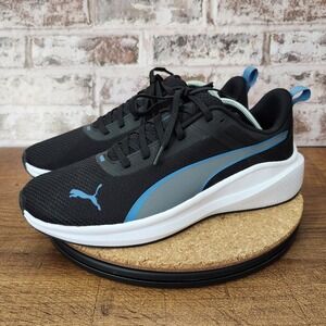 Size 10.5 PUMA Skyrocket Lite Running Mens Black Sneakers Athletic Shoes